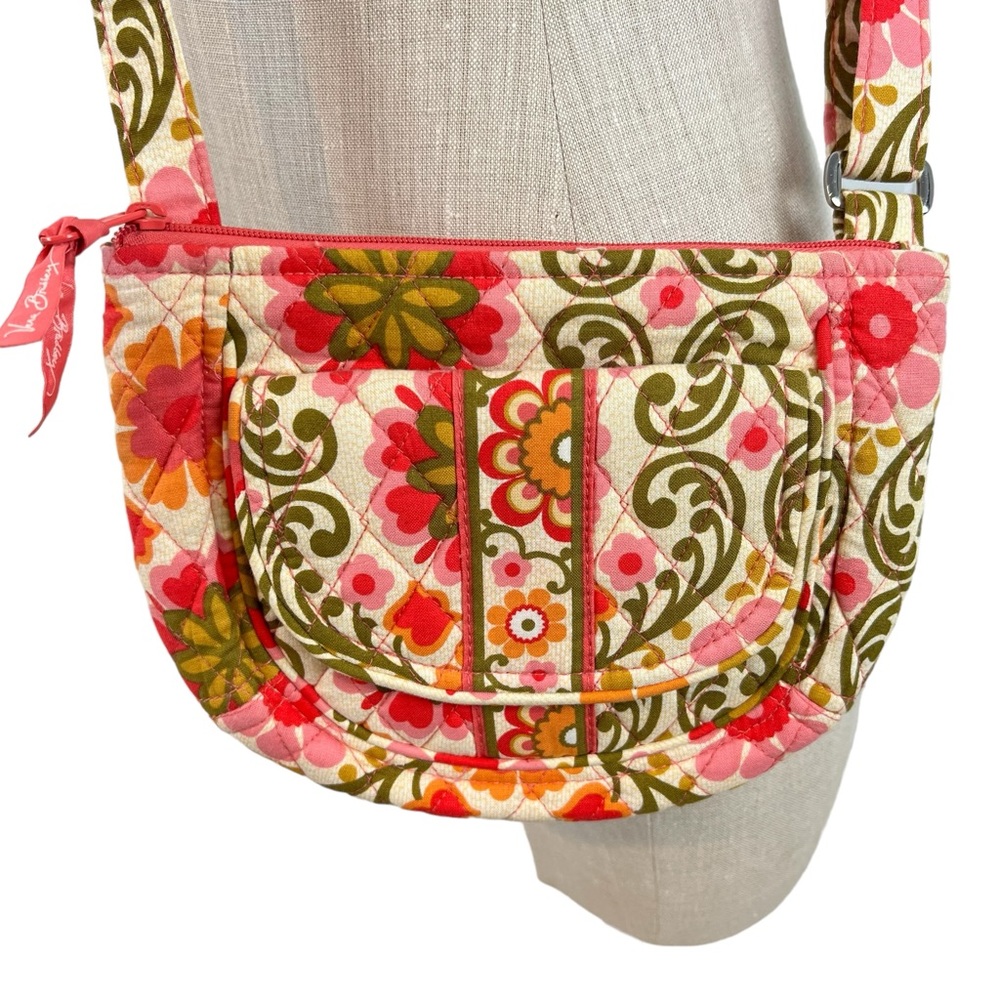 Vera Bradley Lizzy Crossbody Purse in Retired Folkloric Fabric